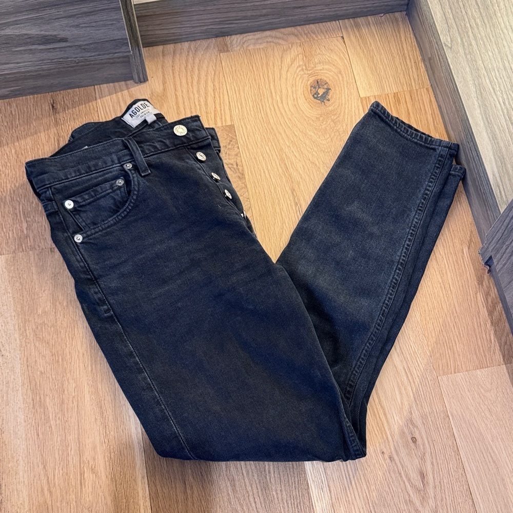 Agolde woman Dark Denim Skinny Jeans